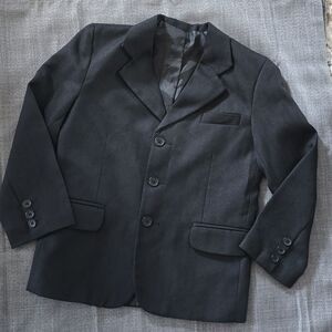Black Suit Jacket Blazer Kids Size 6